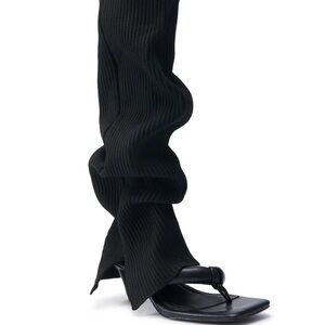 AKIRA Black Heeled Sandals
